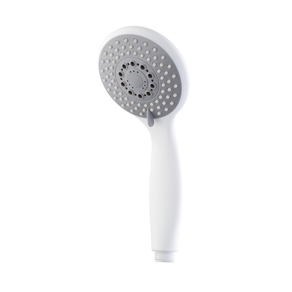 SHOWER HEAD BASE WHITE/SILVER