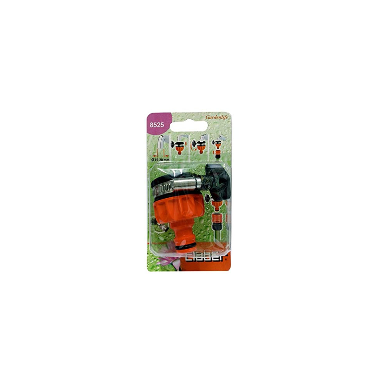 CLABER 8525 SMOOTH TAP CONNECTOR FEMALE BLISTER