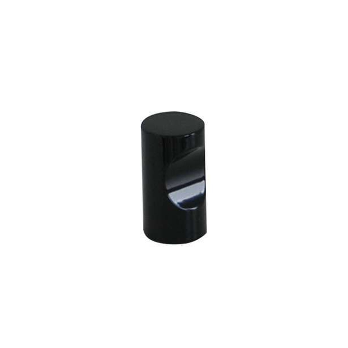 FURNITURE KNOB B BEAUTY Ø12X22MM METALLIC BLACK MAT