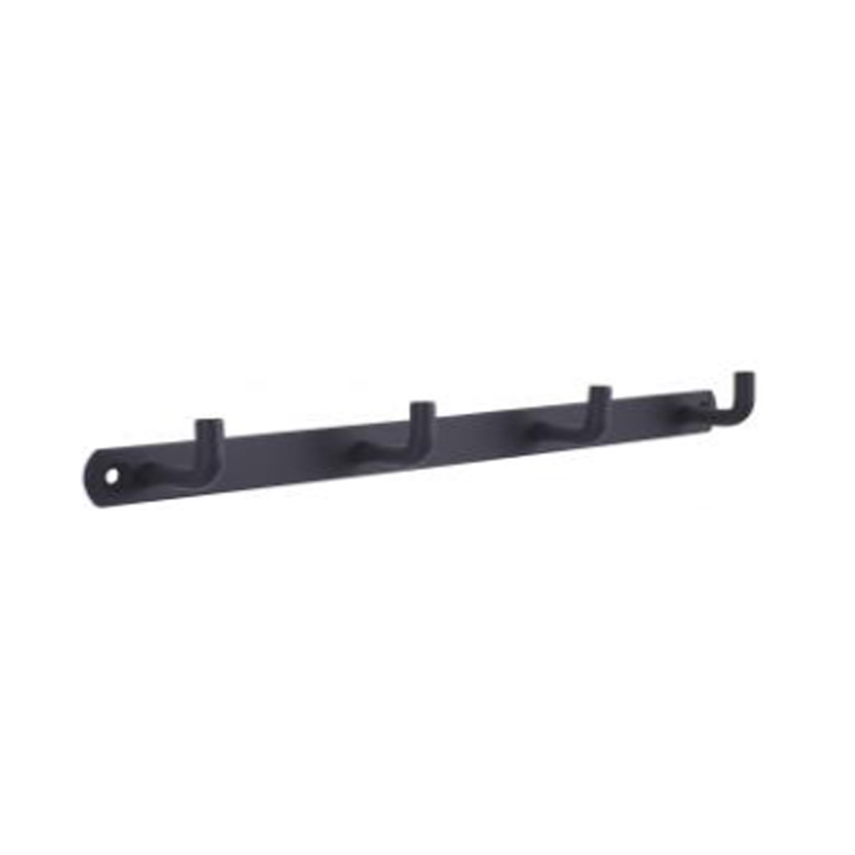 HANGER WITH 4 HOOKS METAL BLACK MAT