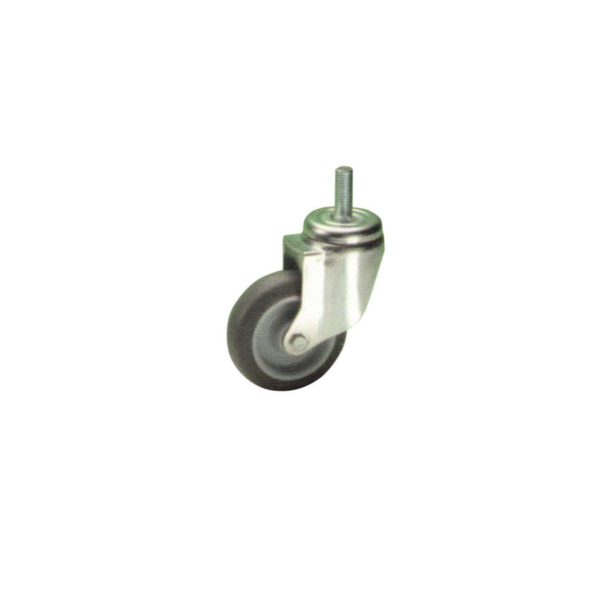 GRAY 602/NGG-100 POLYPROPYLENE WHEEL WITH RUBBER TREAD