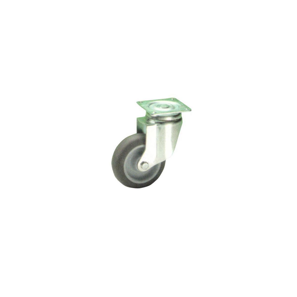 GRAY 601/NGG-100 POLYPROPYLENE WHEEL WITH RUBBER TREAD