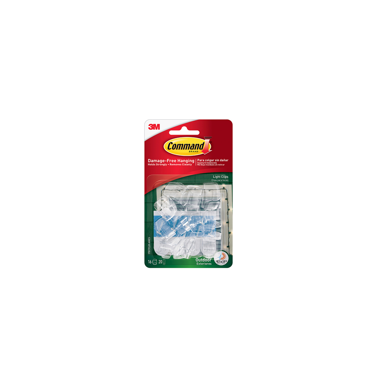 HANGER STICKERS MINI 3M TRANSPARENT 8 PCS REMOVAL WITHOUT TRACE AND EXTERNAL USE