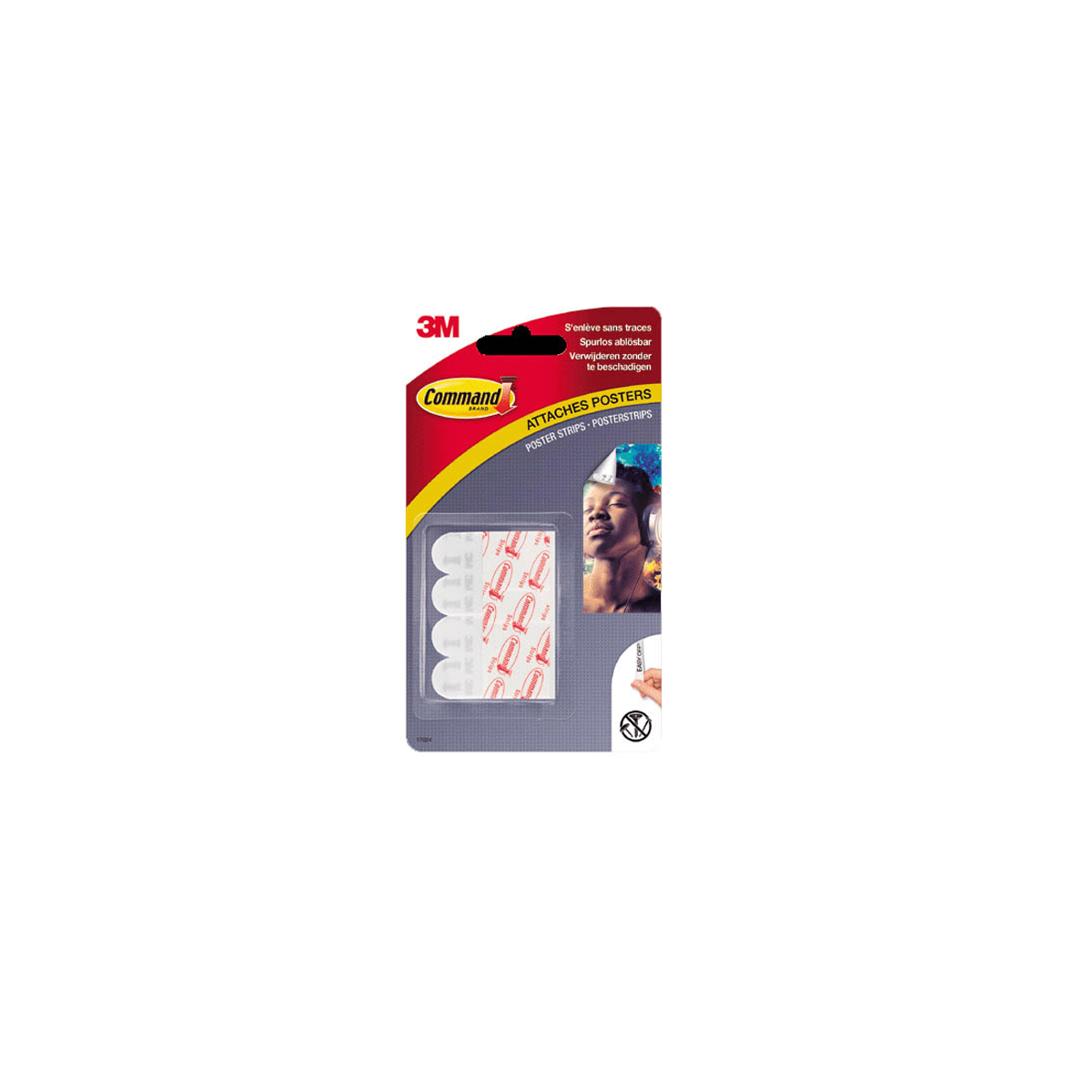 STICKERS 3M 17024 12 PCS REMOVAL WITHOUT TRACES