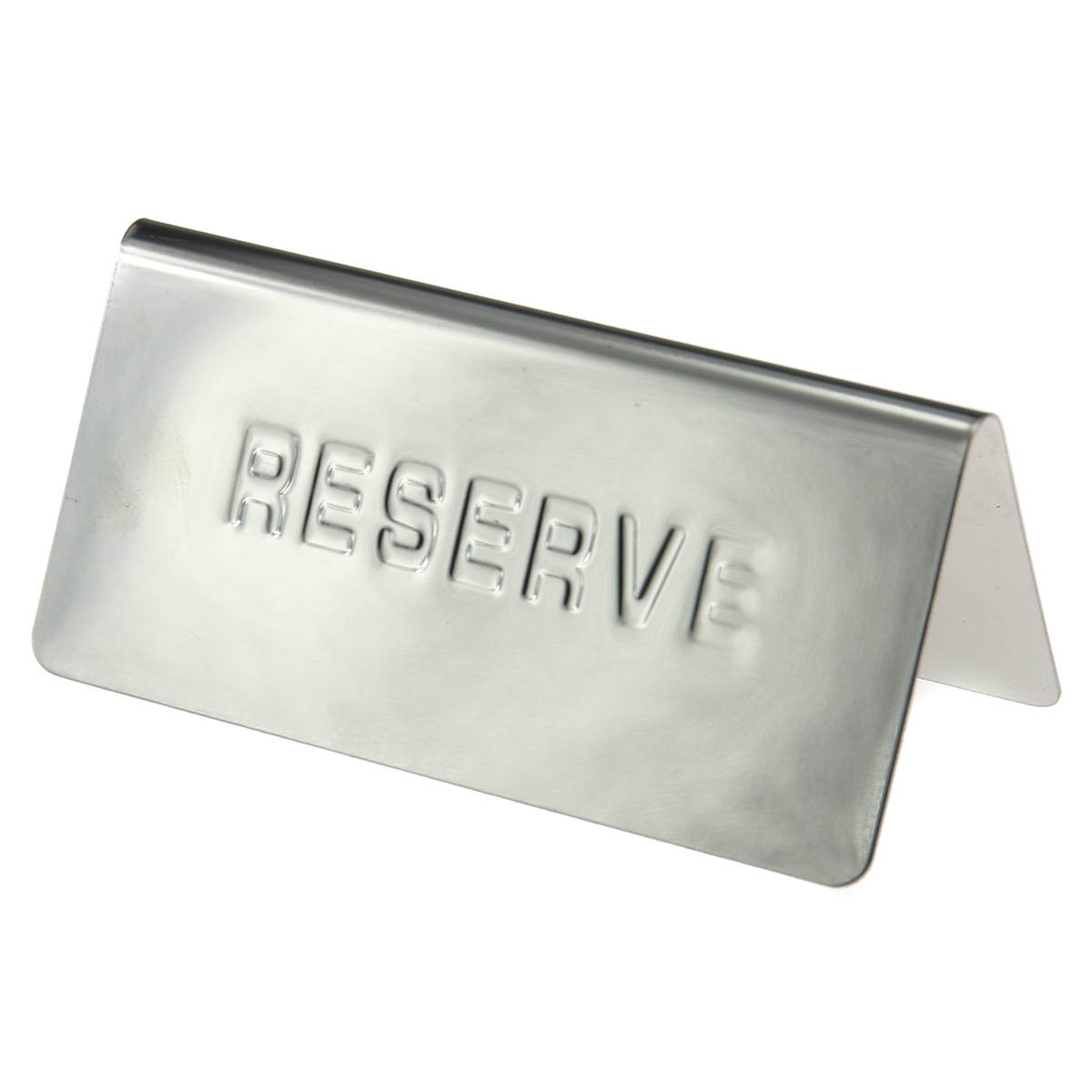 'RESERVE' PLATE S/S