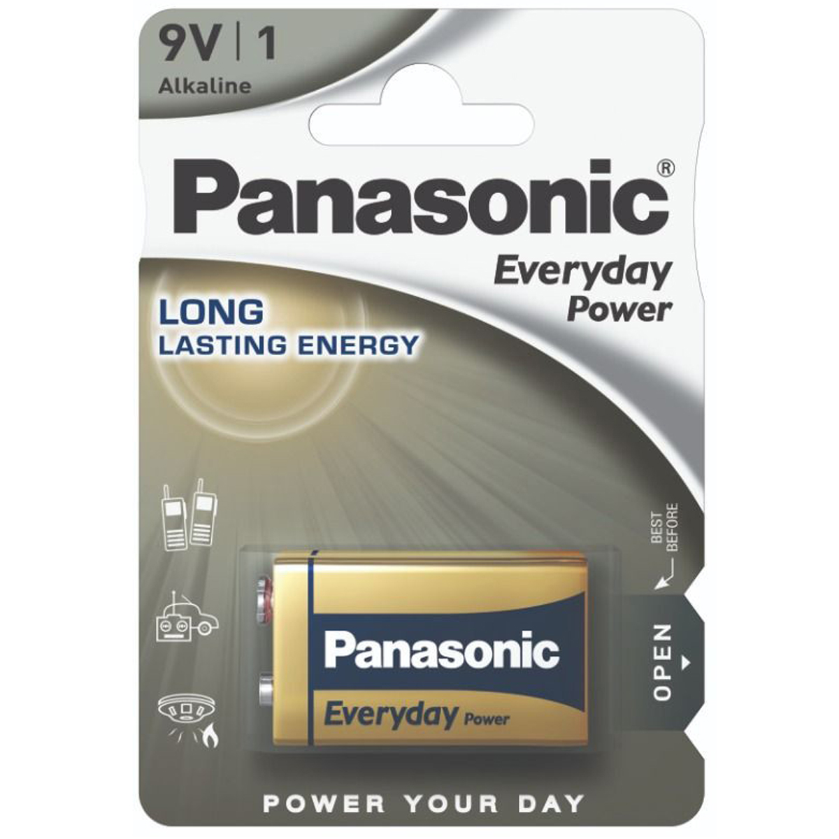 PANASONIC EVERYDAY V9 ALKALINE BATT. P1