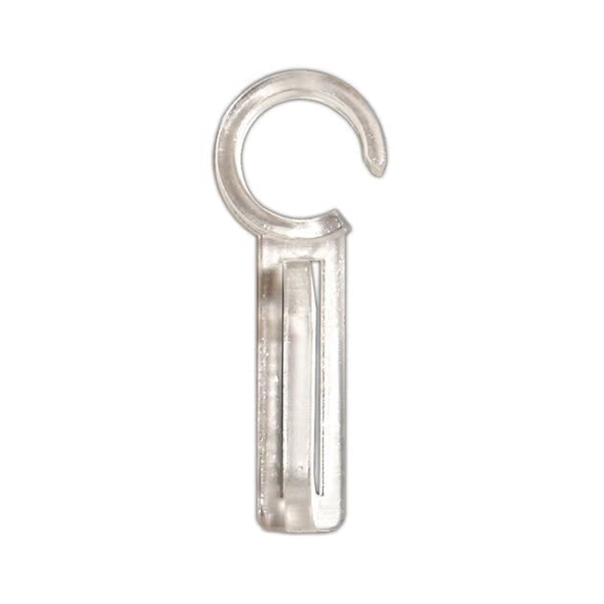PLASTIC CURTAIN HOOKS 12PCS RECTANGULAR BASE