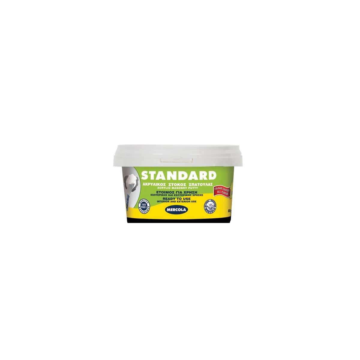 MERCOLA ACRYLIC STUTTER STANDARD WHITE