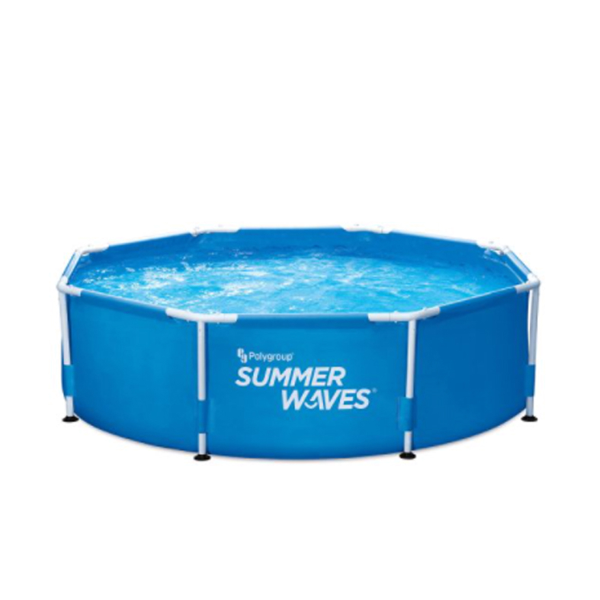 SUMMER WAVES SWIMMING POOL WITH FILTER METAL FRAME