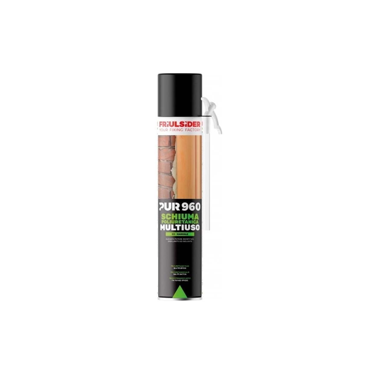 FRIULSIDER POLYURETHANE FOAM 750ML PUR960 HAND