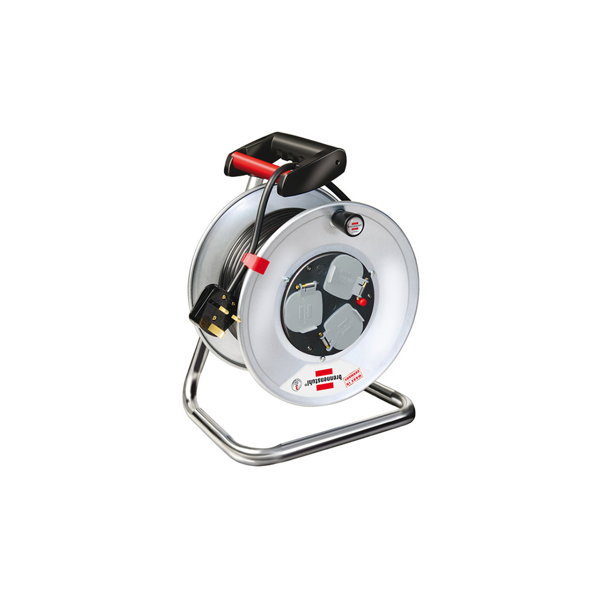 BRENNENSTUHL GARANT 3-WAY SOCKET CABLE REEL FOR INDOOR USE 40ΜΧ2.5ΜΜ