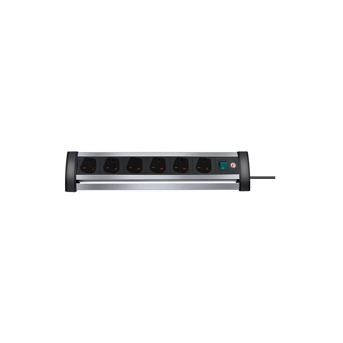 BRENNENSTUH ALU-OFFICE-LINE EXTENSION 6-WAY SOCKET 3M