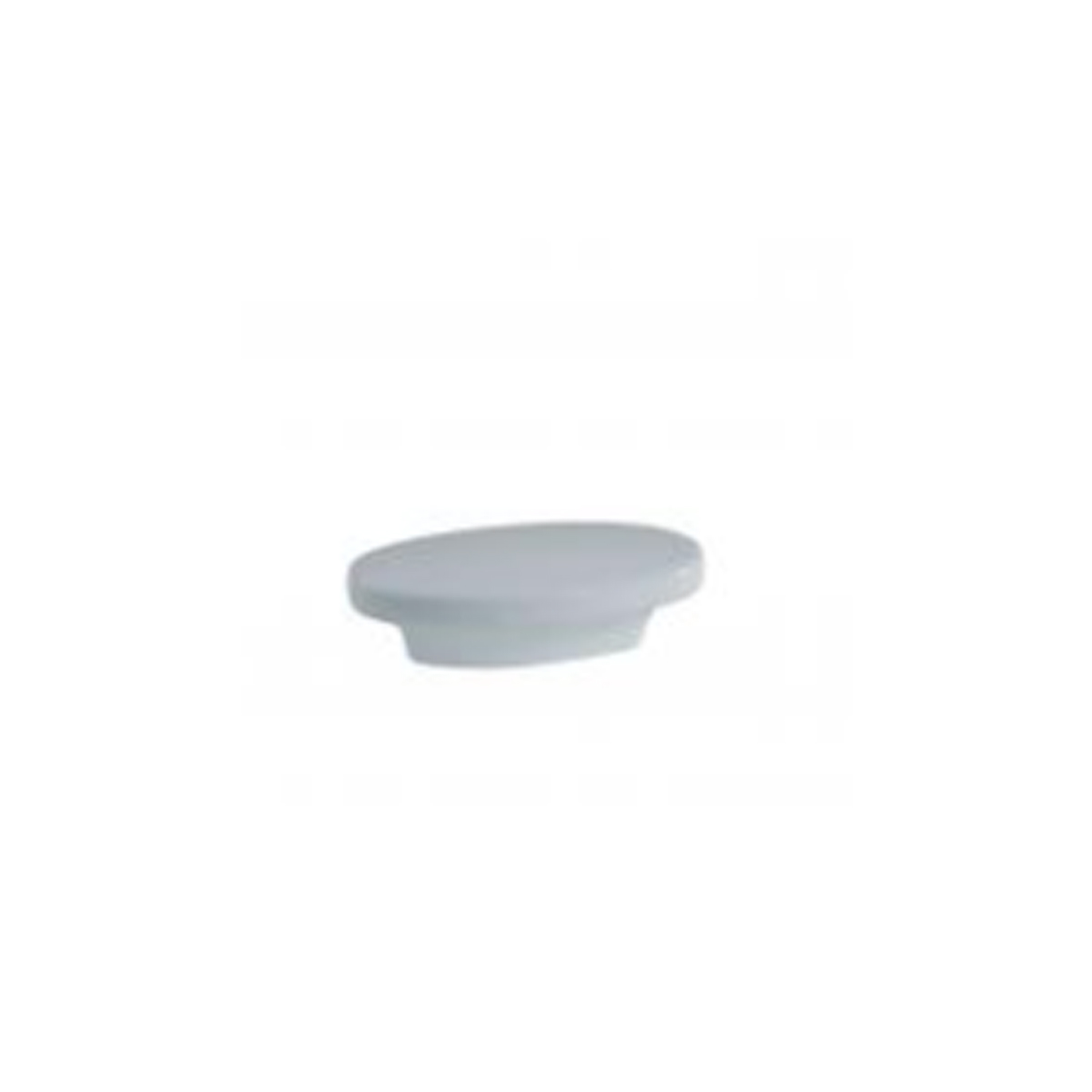 FURNITURE KNOB B BEAUTY Ø43Χ19Χ0MM METAL WHITE