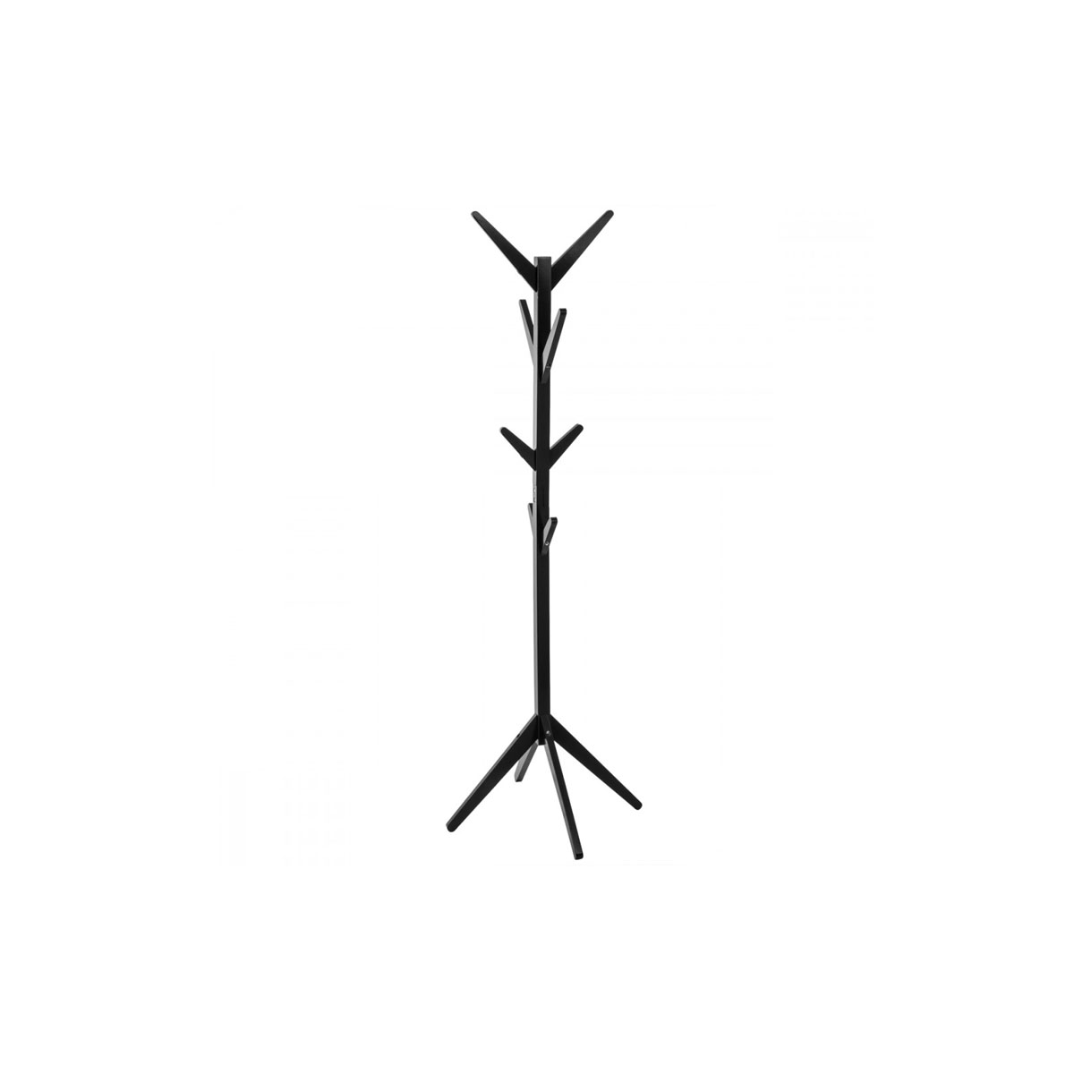 COAT HANGER 8 POSITIONS 60.5X60.5X178CM WOODEN BLACK