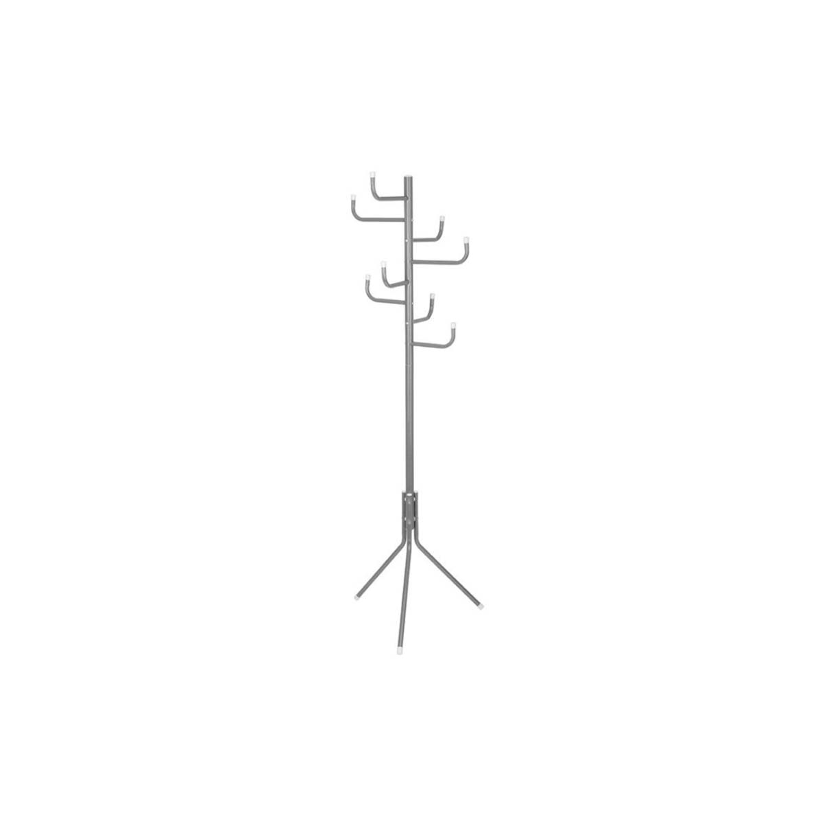 COAT HANGER 8 SEATS 170CM METAL GRAY