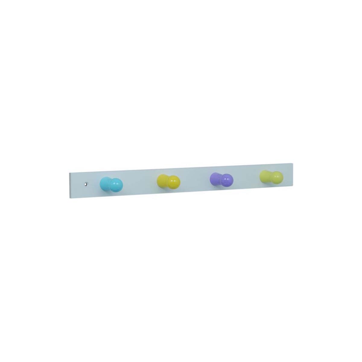 RUMBA HANGER WITH 4 HOOKS MULTICOLOR