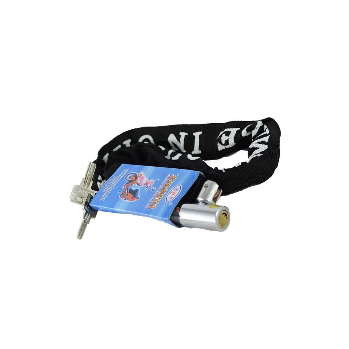 LOCK CHAINS S / S COVERED WITH CLOTHING 100CM WITH 2 KEYS