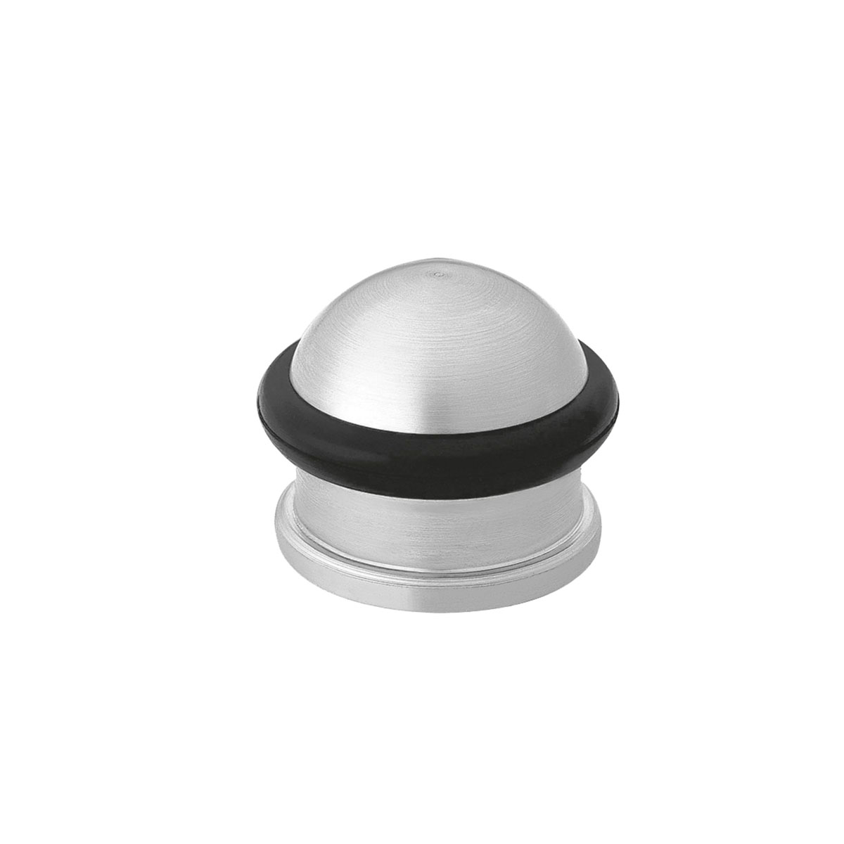 DOOR STOPPER MOD. 300 Ø30 S / S WITH BLACK RUBBER