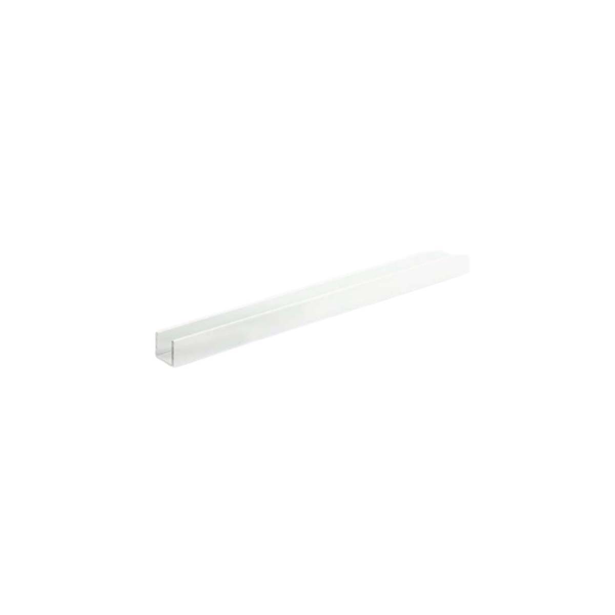 PROFILE "U" ALUMINUM 2000X10X10MM POWDER COATED