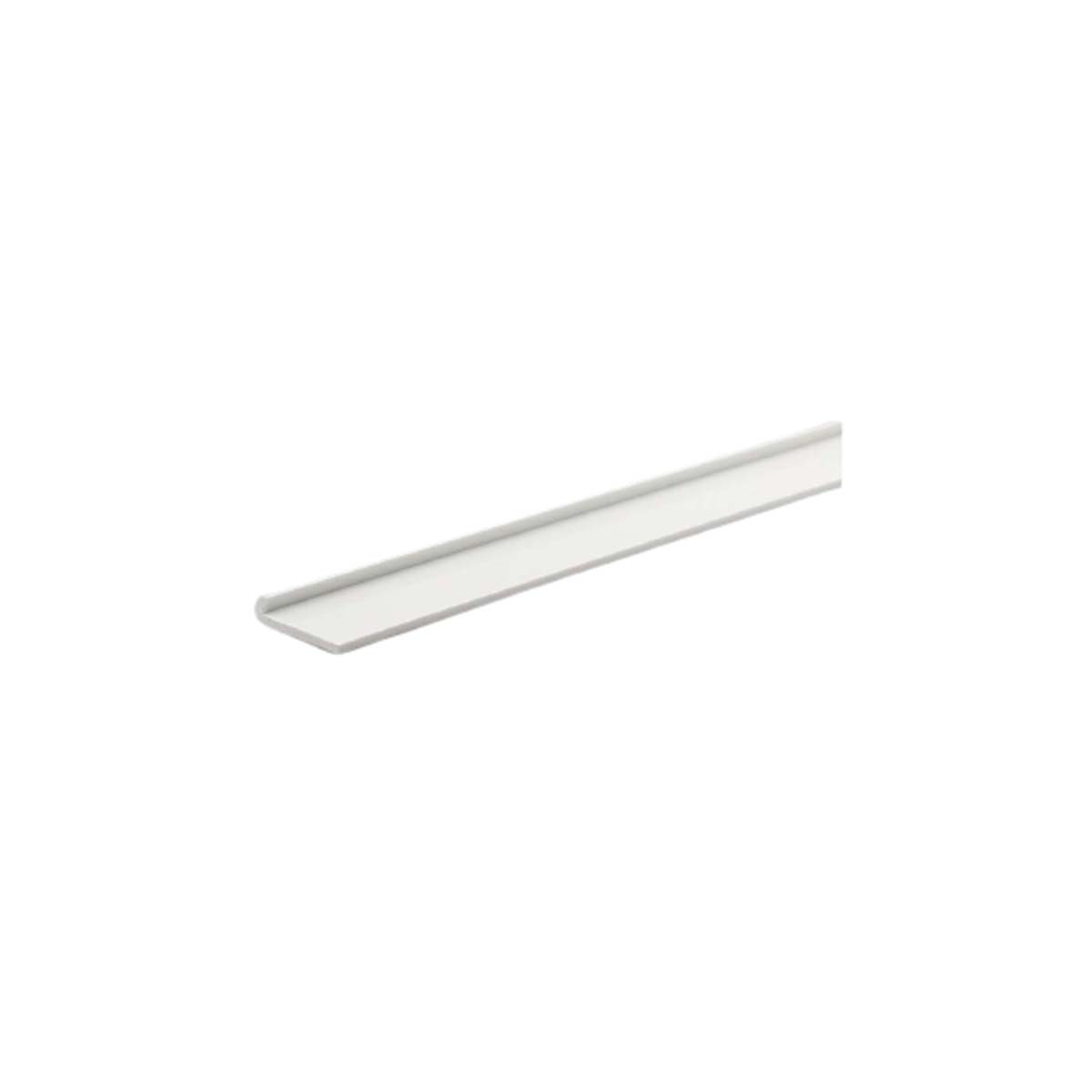 PROFILE "J" SHAPE PVC 1000X15X13MM WHITE