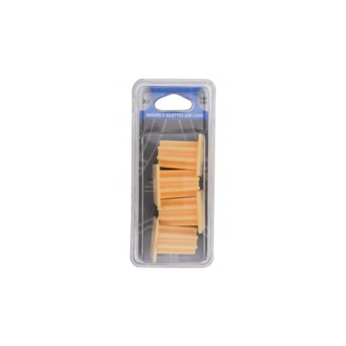 ACCESSORY FOR FURNITURE FEET 37ΧΦ25MM PLASTIC BEIGE 4 PCS.
