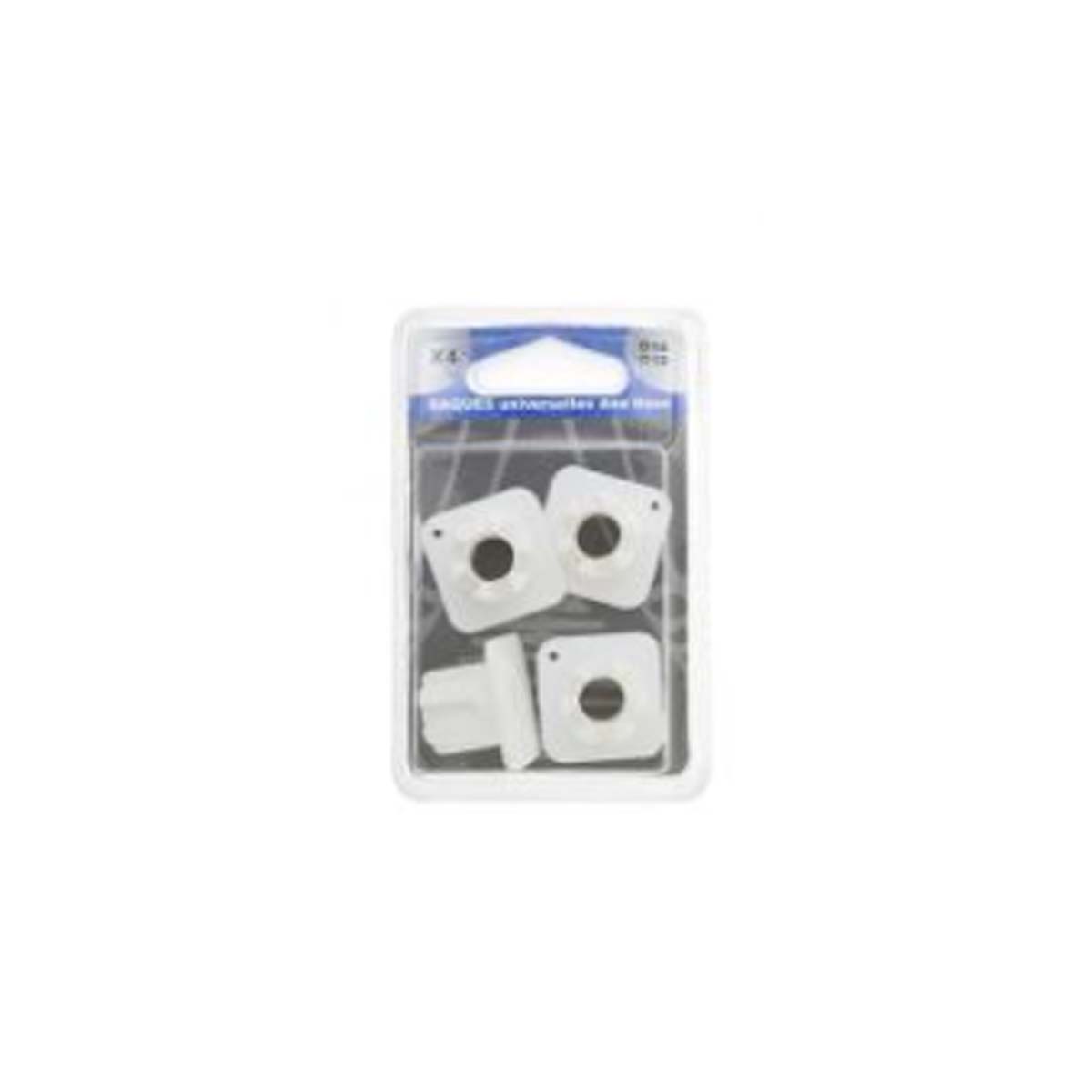 ACCESSORY FOR FURNITURE FEET 20ΧΦ18MM WHITE 4 PCS.