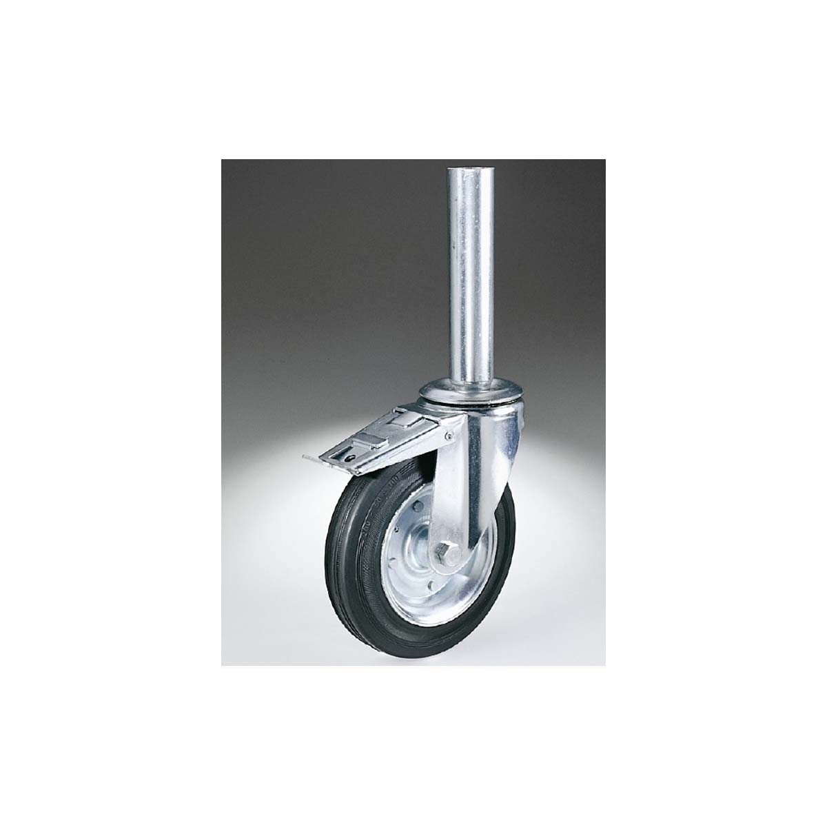SCAFFOLDING WHEEL WITH STOPPER ECBS / 2 200MM BLACK