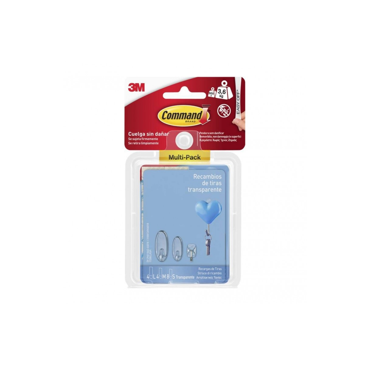 REPLACEMENT TAPES FOR TRACELESS REMOVABLE HANGER TAPES