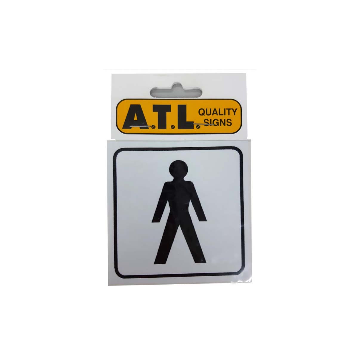 STICKER 8X8CM "MAN"