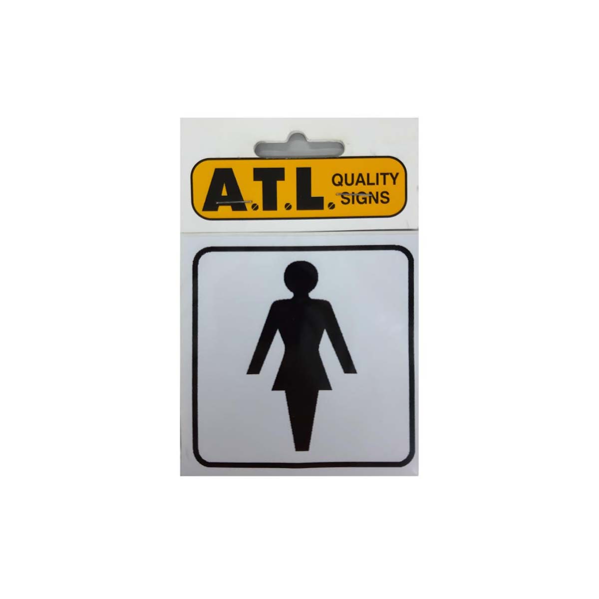 STICKER 8X8CM "WOMAN"