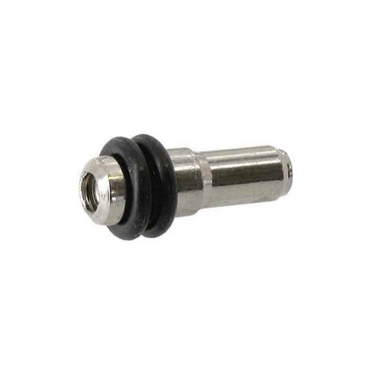 CYLINDRIC SHELF HOLDER Δ5MM METAL WITH BLACK RUBBER