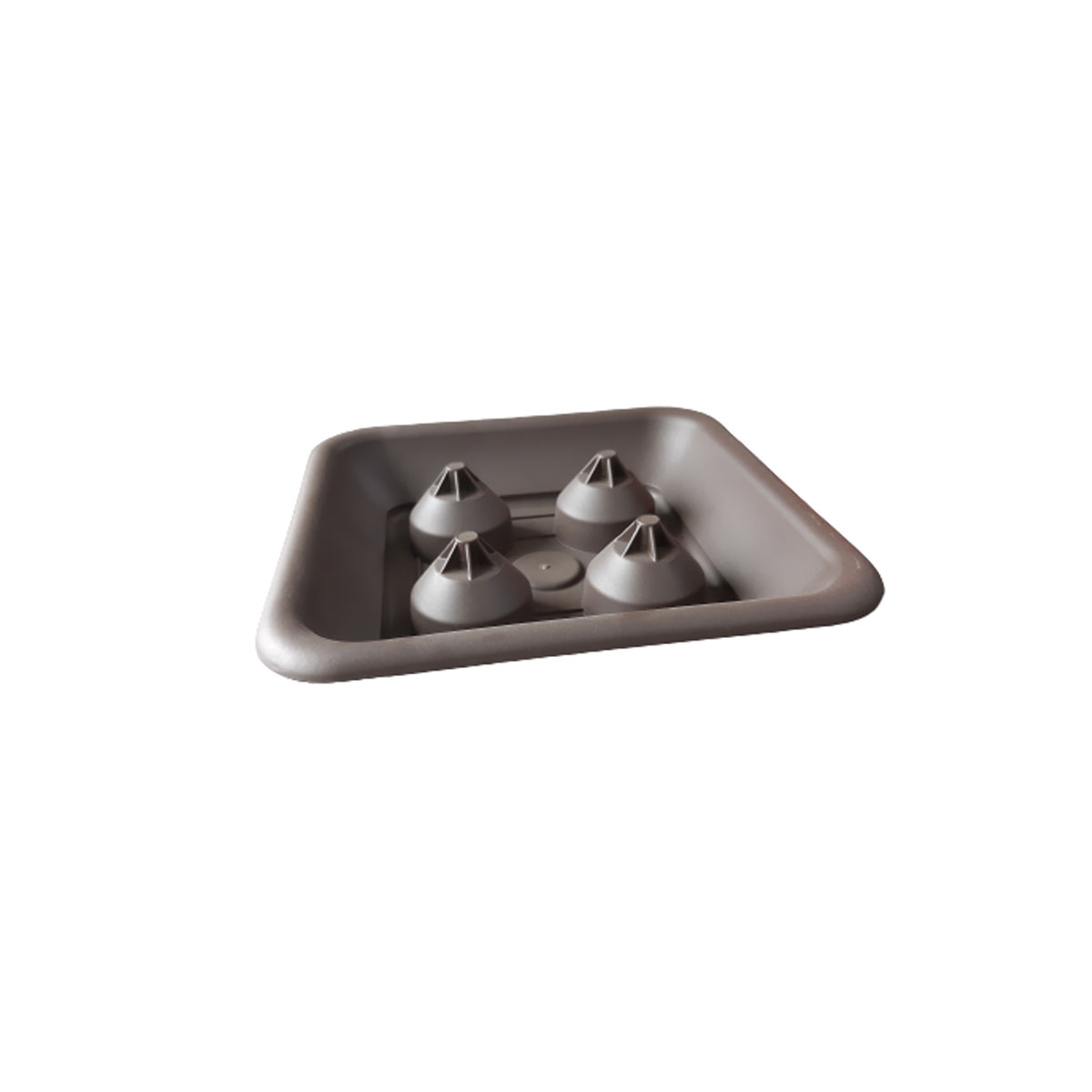 POT DISH SQUARE PLASTIC