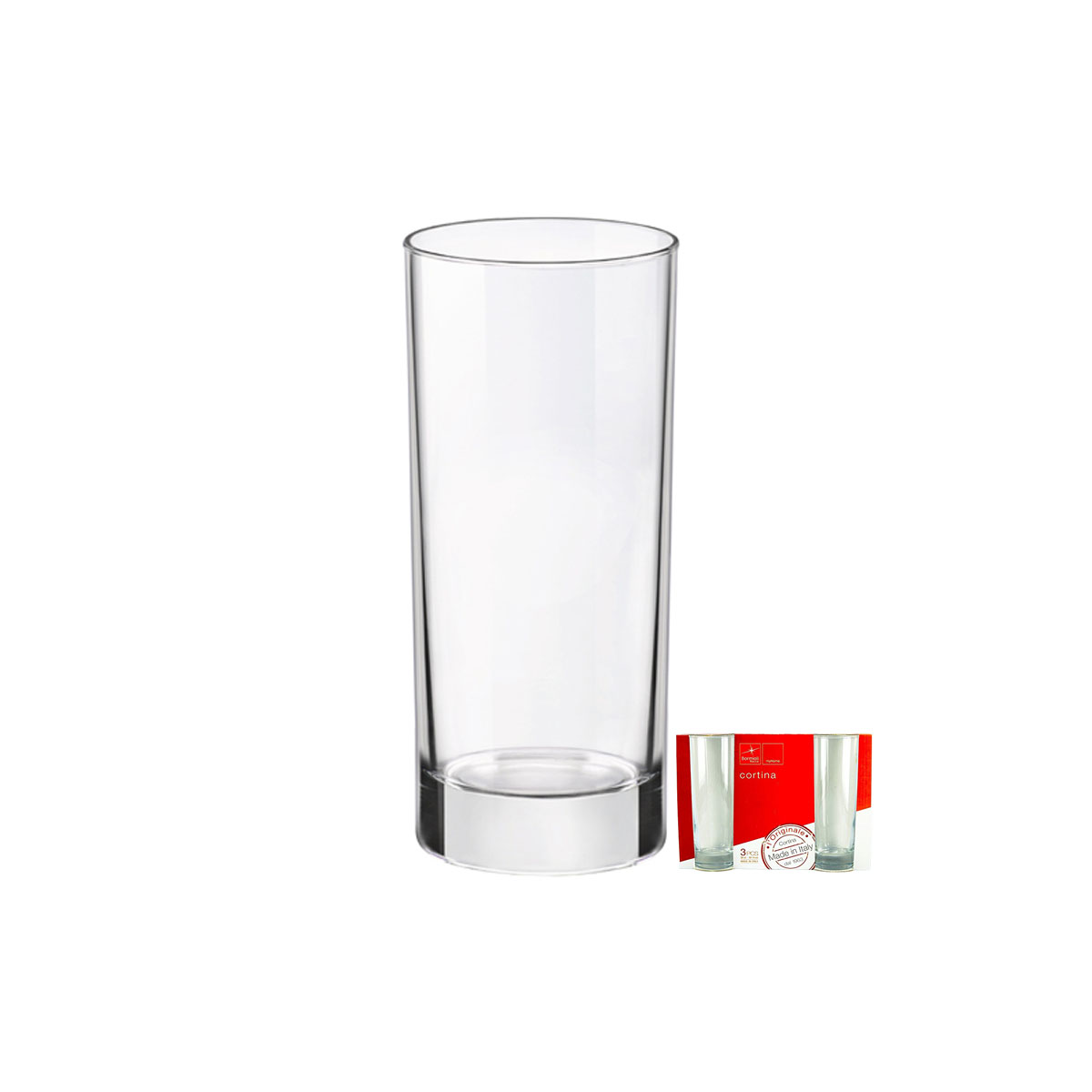 BIBBITA GLASS GLASS 3 PCS