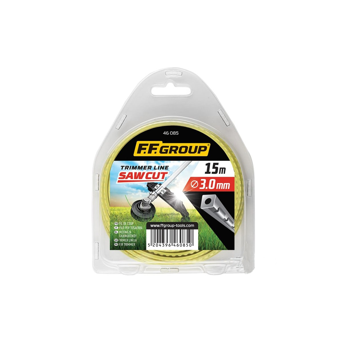 LAWN MOWER BLADE LINE SAW CUT,DUO CORE SQUARE